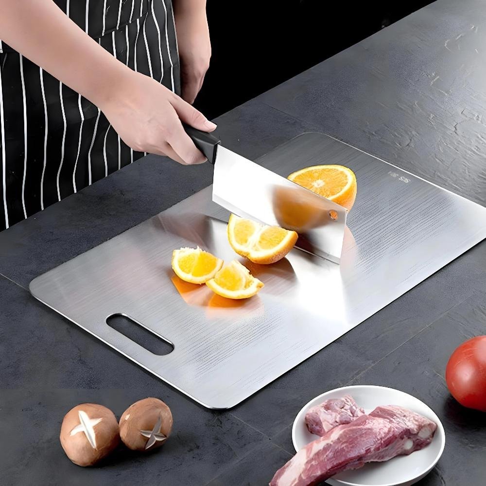 2_b20c331f-4657-4fc7-8fd3-0cd6a9e974ab Hyginex – Premium Stainless Steel Chopping Board - Image 1